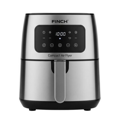 FINCH FIRE Compact Air Fryer - Stainless Steel Digital Airfryer for Kitchen