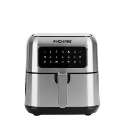 FINCH FIRE 5.8 QT Digital Air Fryer with Touch Screen | Stainless Steel